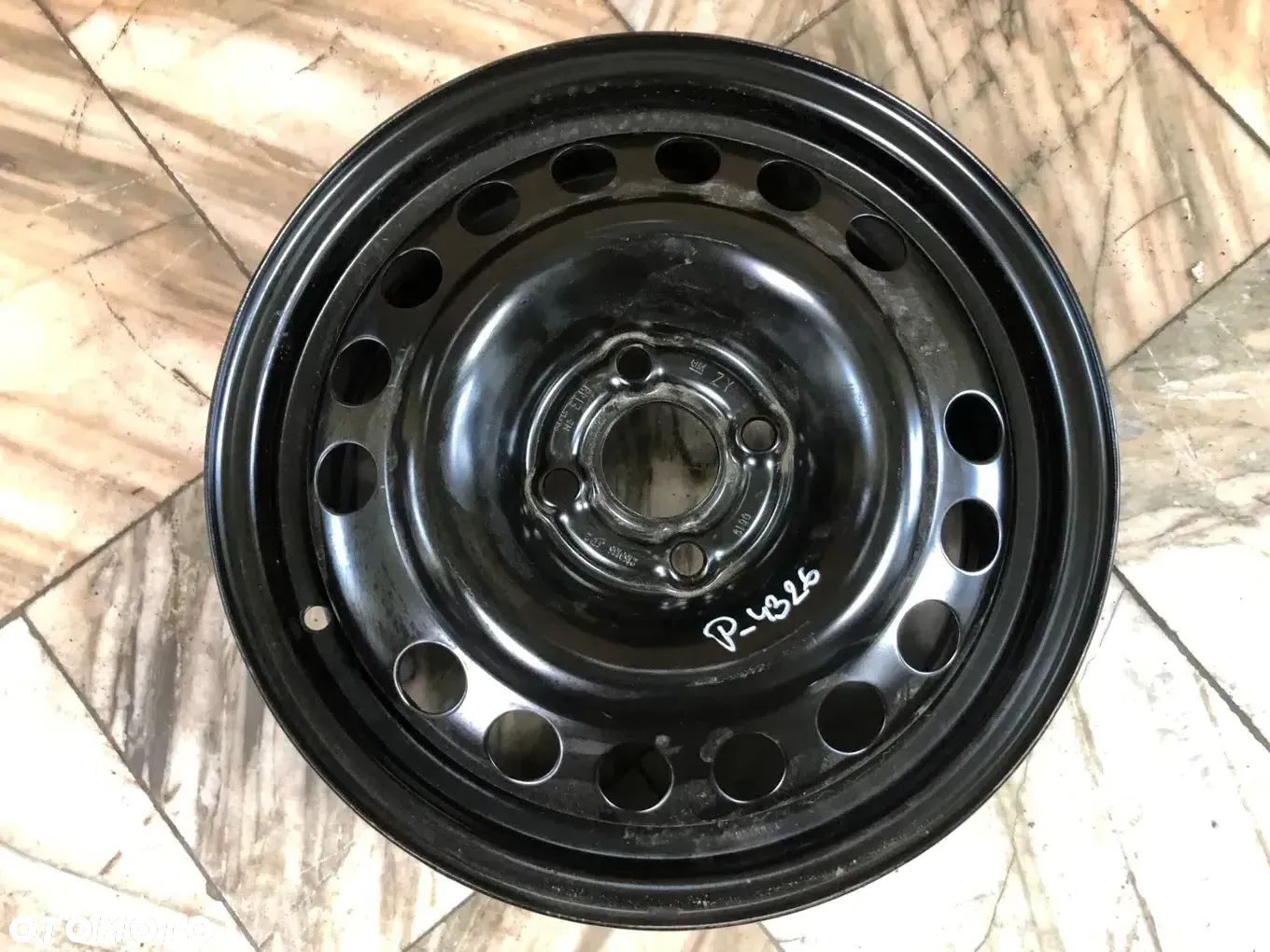 Felga Stalowa R15 4x100 56,6 ET 49 Opel Astra F G Vectra B Corsa C- Gwarancja Wysyłka Montaż - 1