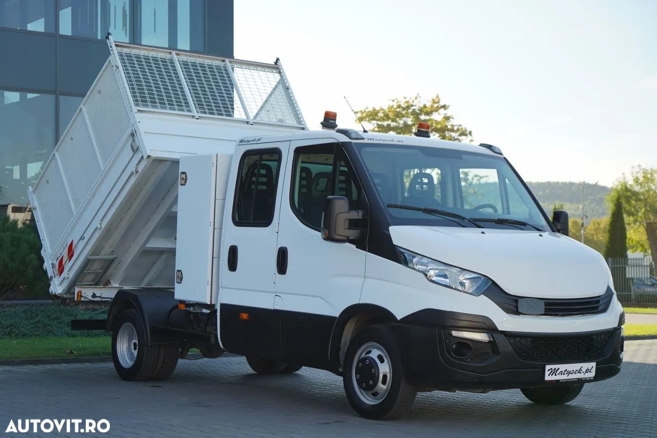 Iveco DAILY 35-140 / CAMION CU OPȚIUNI / BASCULATOR / DUBLU / TRUSA DE SCULE / IMPORTAT / CONTRACT POST-SERVICE - 3
