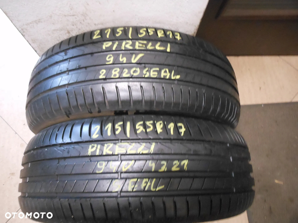 Opony 215/55r17 pirelli cinturato p7 7mm  lato para seal