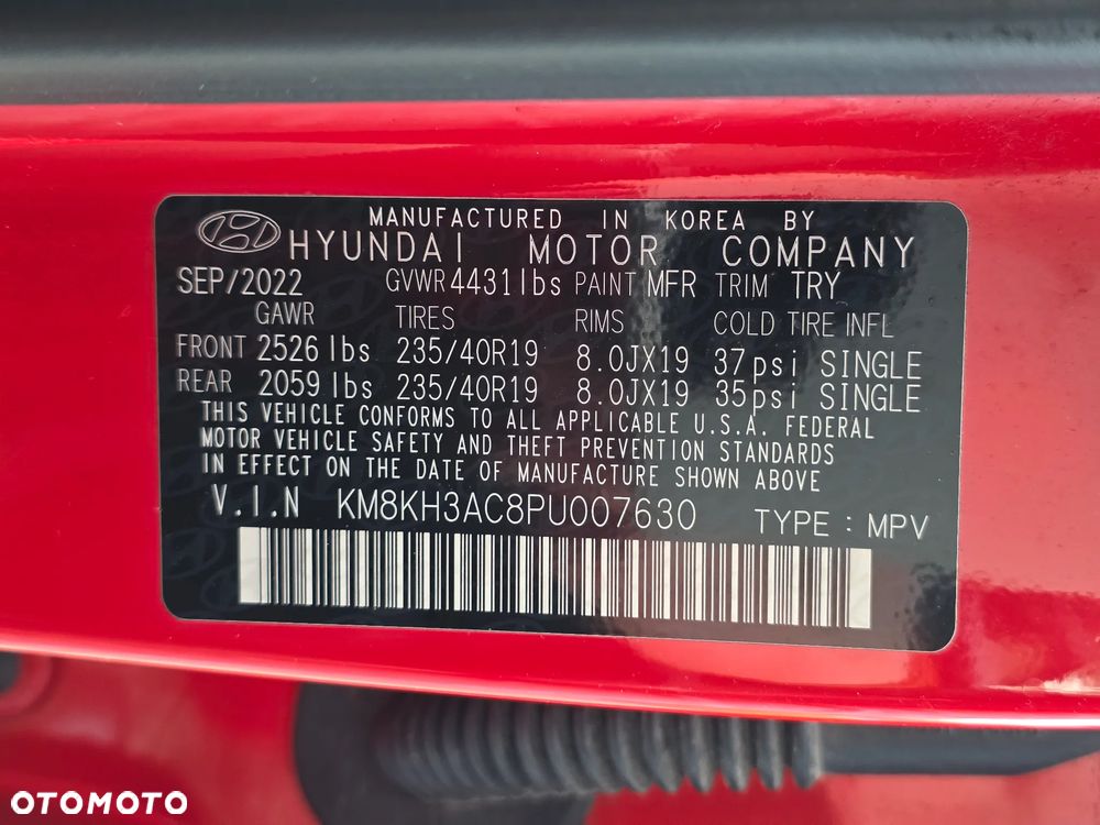 Hyundai Kona 2.0 T-GDI N Performance DCT - 40