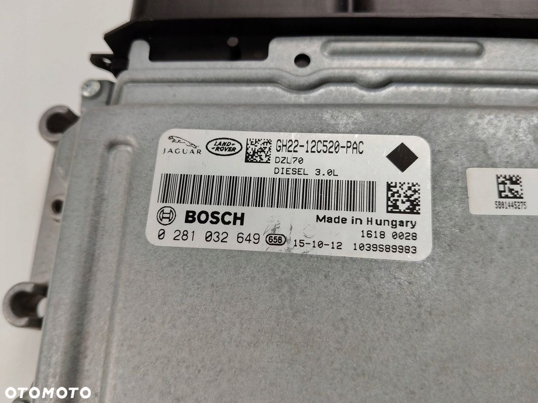 KOMPUTER STEROWNIK ECU LAND ROVER 0281032649 GH22-12C520-PAC - 3