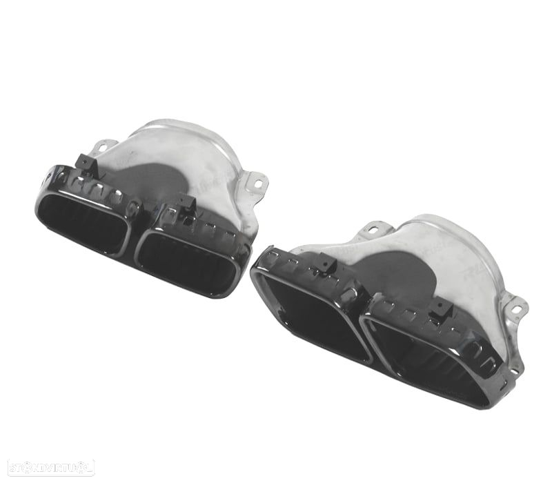 PONTEIRAS DE ESCAPE MERCEDES GLE W167 19- LOOK GLE63 PRETAS - 5
