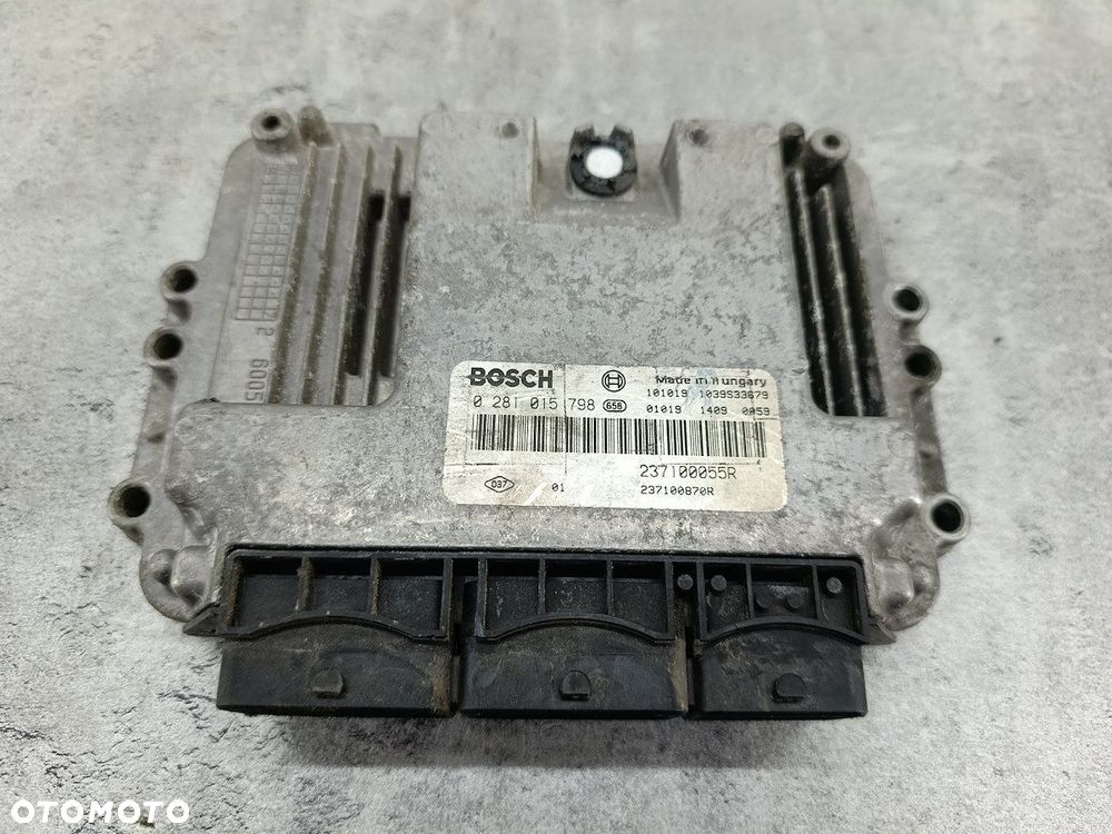 KOMPUTER, STEROWNIK RENAULT SCENIC III 23710055R 0281015798  BOSCH 1.9 DCI - 1
