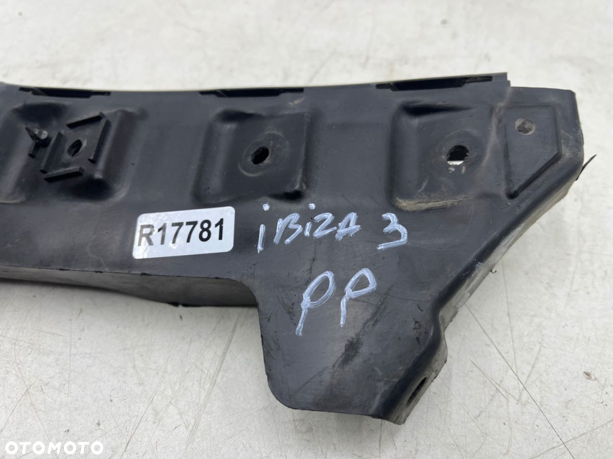 Ślizg Seat Ibiza 3 III 6L Cordoba II 02-08r. prawe przednie mocowanie wspornik uchwyt zderzaka - 5