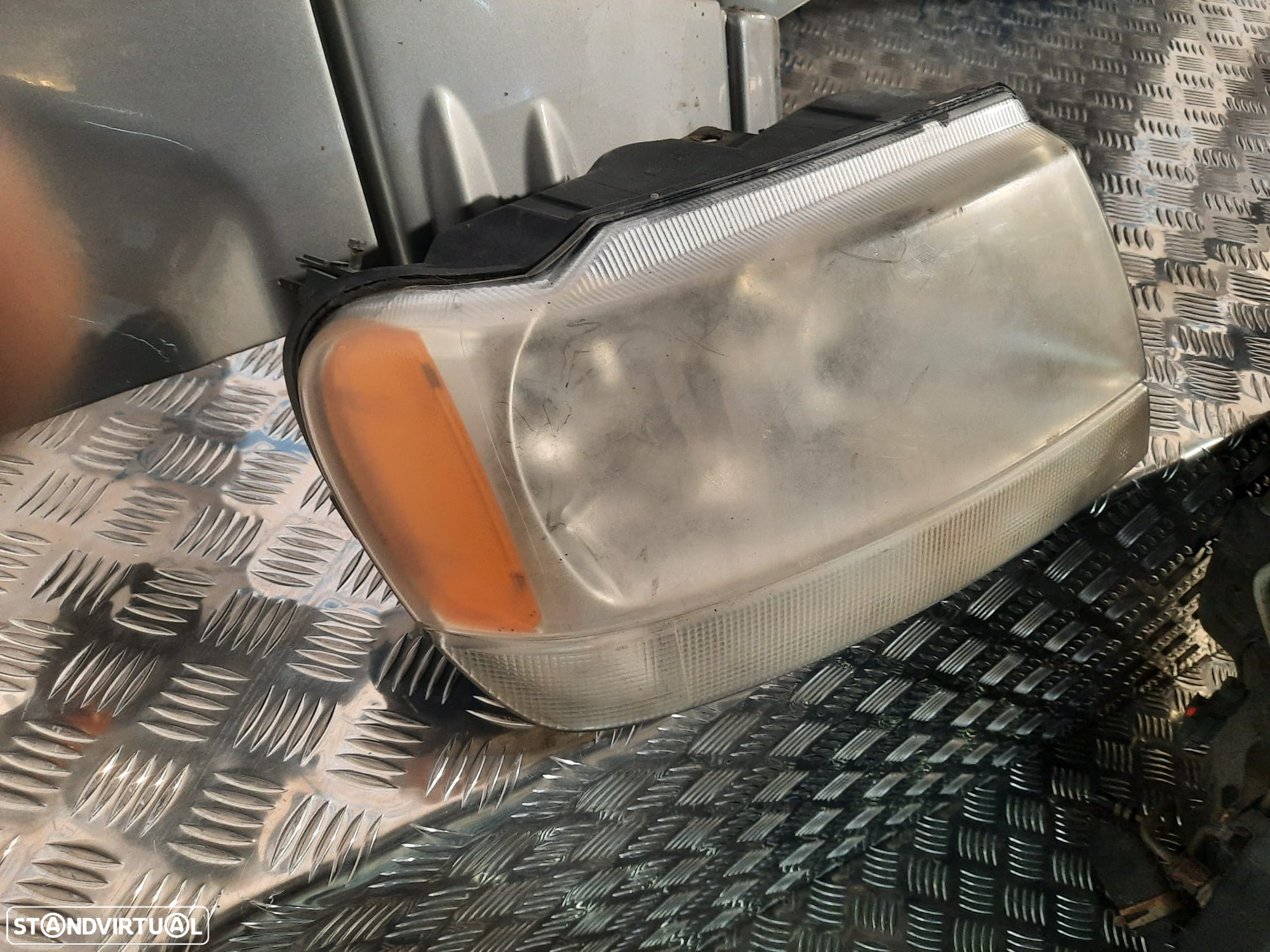 FRENTE COMPLETA JEEP GRAND CHEROKEE II 2 MK2 WJ CAPOT PARACHOQUES GUARDA-LAMAS OTICAS RADIADOR VENTILADOR FRENTE FIBRA REFORÇO - 5
