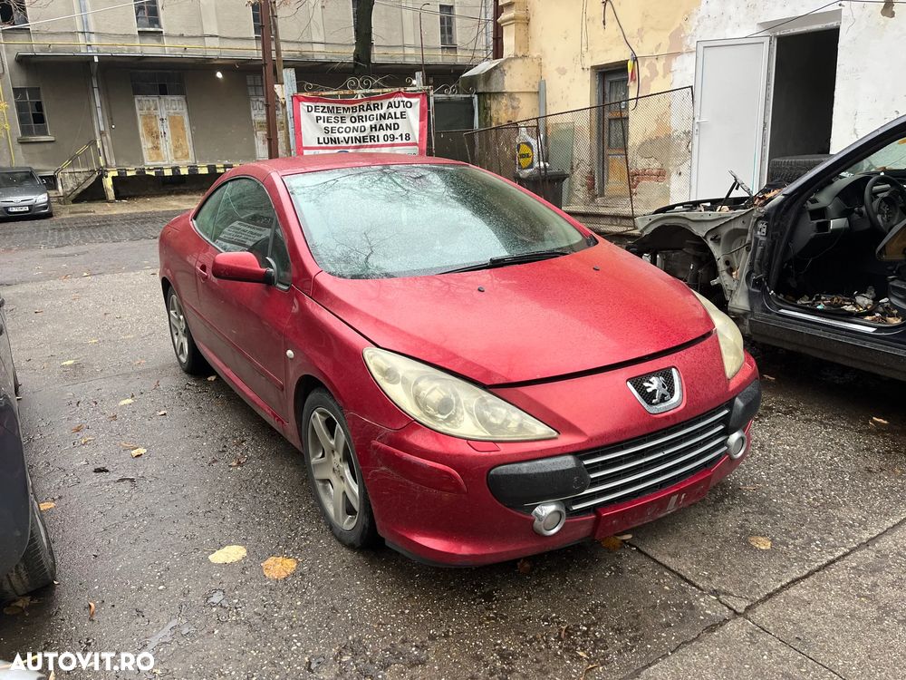 Bara fata Peugeot 307 CC cabrio facelift visiniu 2006 - 1