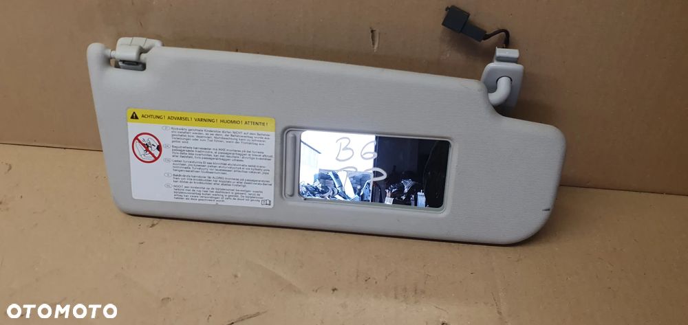 Osłona przeciwsłoneczna prawa pasażera VW Passat B6 3C0857552AB - 1