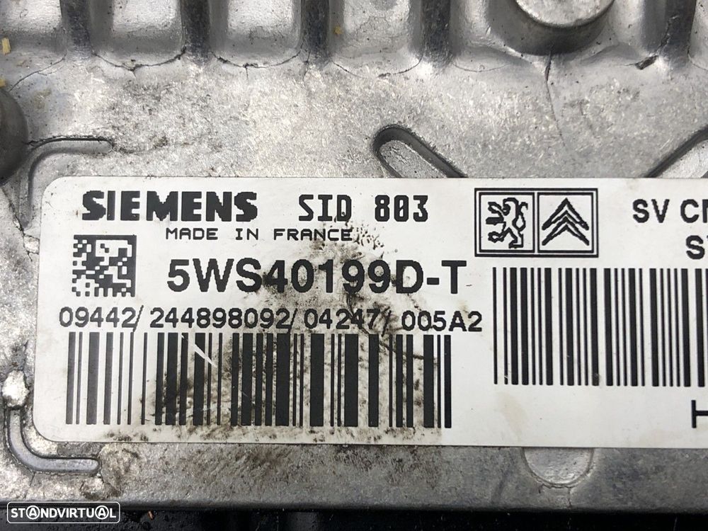 Centralina do motor PEUGEOT EXPERT 2.0 HDI | 07.00 - 12.06 REF. SIEMENS 5WS40199... - 5
