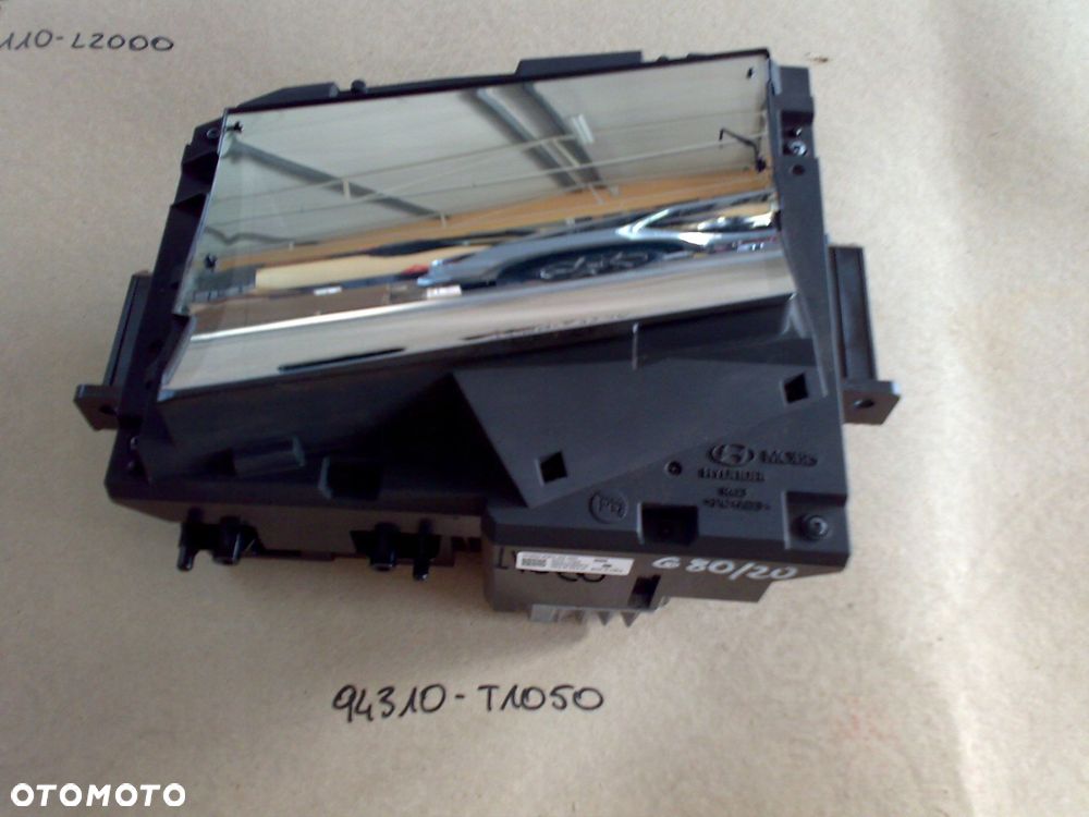 genesis g80 2021 - rzutnik licznik head-up - 1