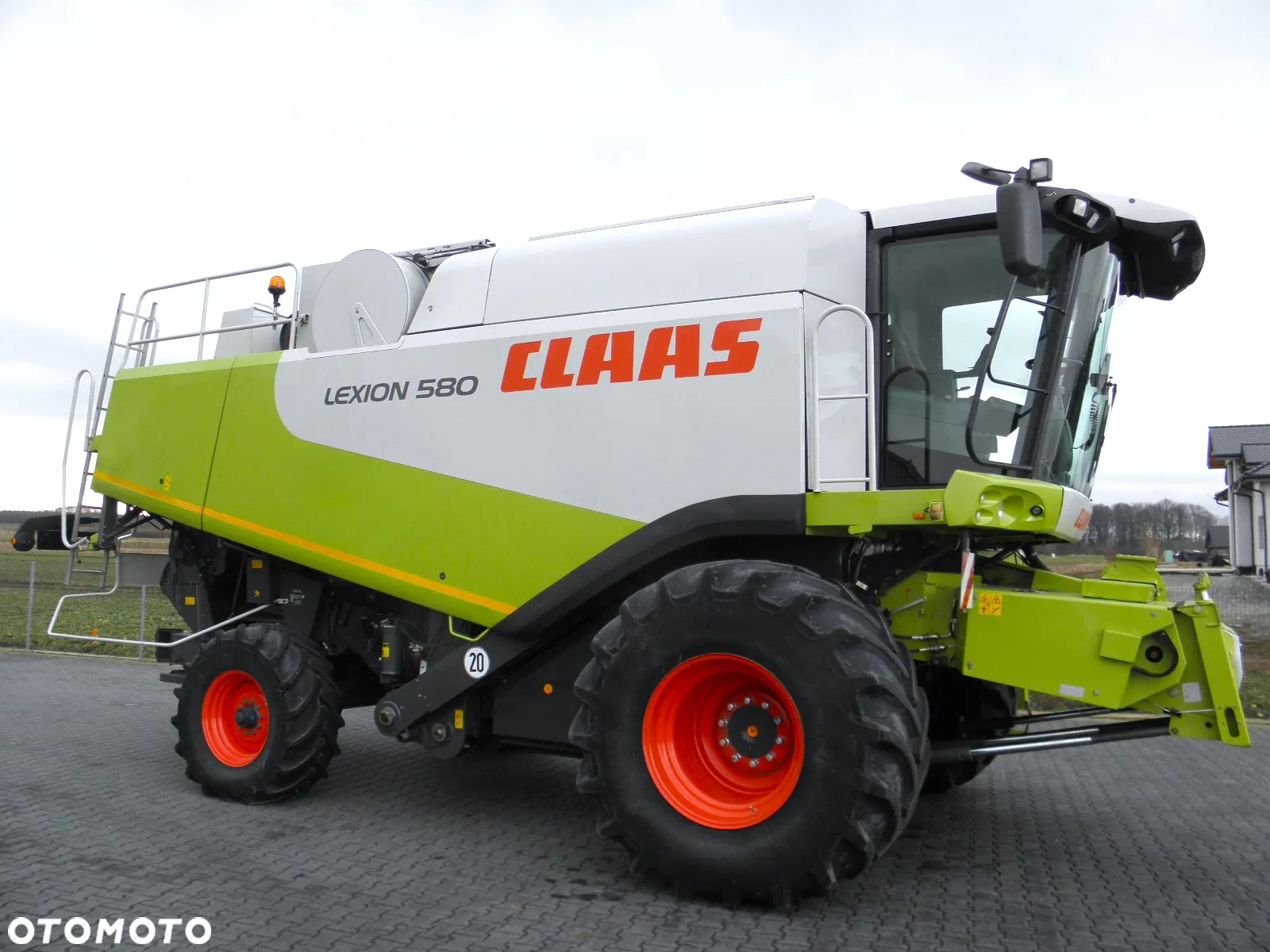 Claas Lexion 580 heder V900, Najbogatsza Wersja, Nie Malowany, Stan Bardzo Dobry - 8