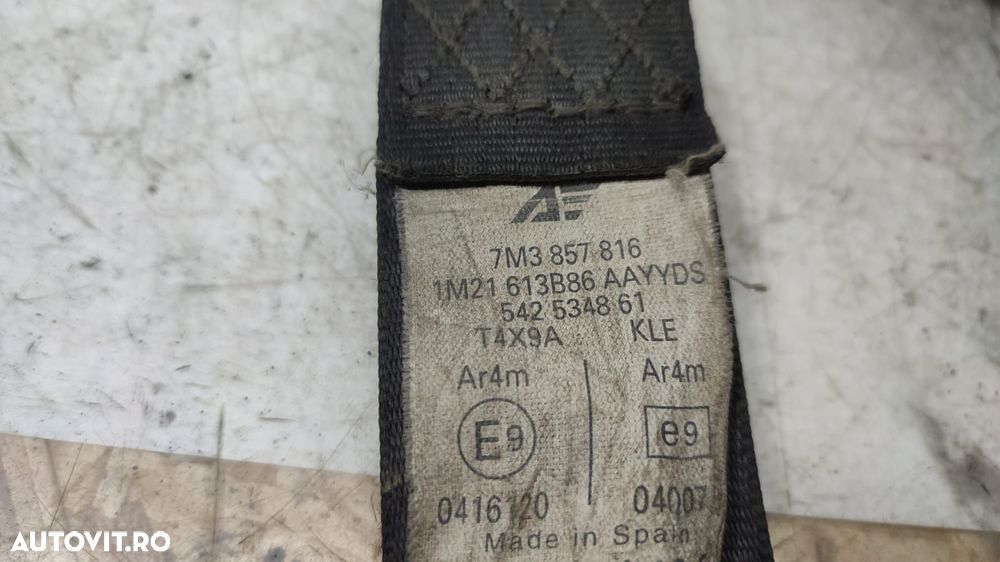 Centura siguranta dreapta spate 7m3857816 Ford Galaxy 1 [facelift] [2 - 3