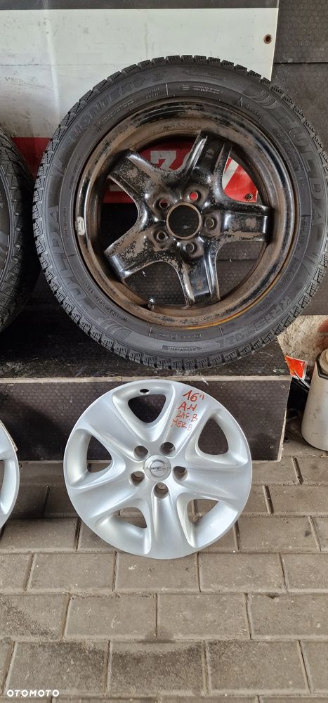 Felgi stalowe+OPONY Zimowe 205/55 R16  5x110 ET39  16" OPEL ASTRA H  ZAFIRA B Meriva B - 2