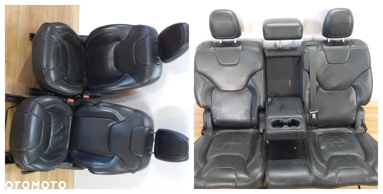 Fotel fotele kanpa skóra Jeep Cherokee KL V 13-18 Komplet Łuków części - 1