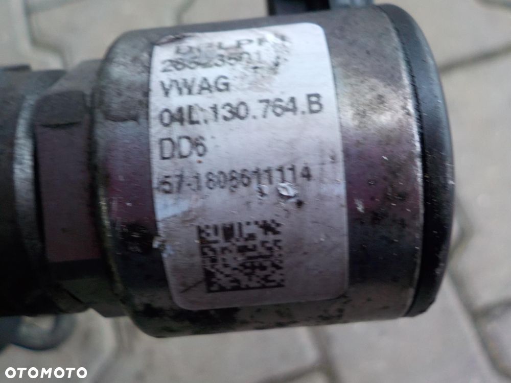 VW T6 2.0 TDI LISTWA SZYNA WTRYSKOWA CZUJNIK CIŚNIENIA PRZEWODY PALIWOWE - 5