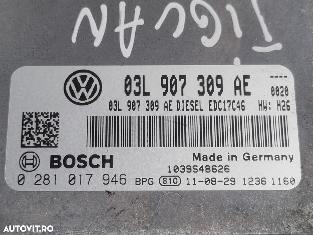 Calculator motor Volkswagen Tiguan 5N Facelift 2.0 TDI 2011 - 2015 140CP Manuala CFFB ... - 4