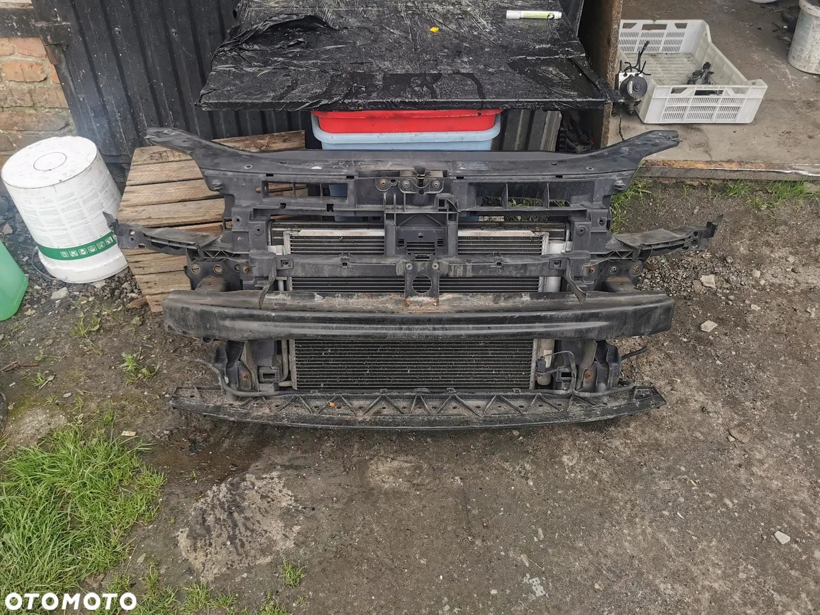 PAS PRZEDNI KOMPLETNY CHŁODNICE WIATRAKI VW GOLF V VI PLUS 1.4 1.6 2.0 FSi - 1