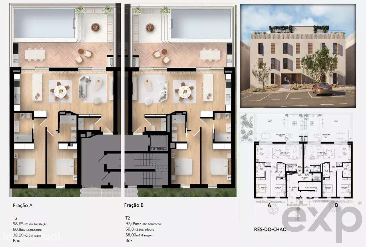 Novo Empreendimento na Fuseta – Sofisticação e Conforto a 700m da Prai - Grande imagem: 5/7