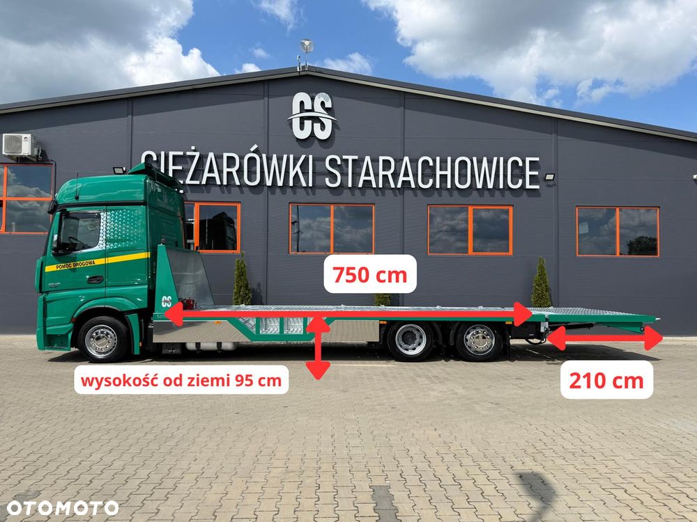 Mercedes-Benz Actros 2548 // laweta, pomoc drogowa, transport maszyn budowlanych, transport kontenerów, transport maszyn rolniczych ! Nowa zabudowa OCYNKOWANA ! MEGA podwozie !! - 4