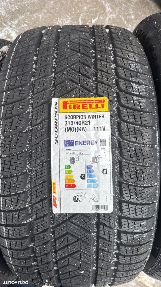 Vând set anvelope 275/45/21-315/40/21 Pirelli de iarnă noi - 3