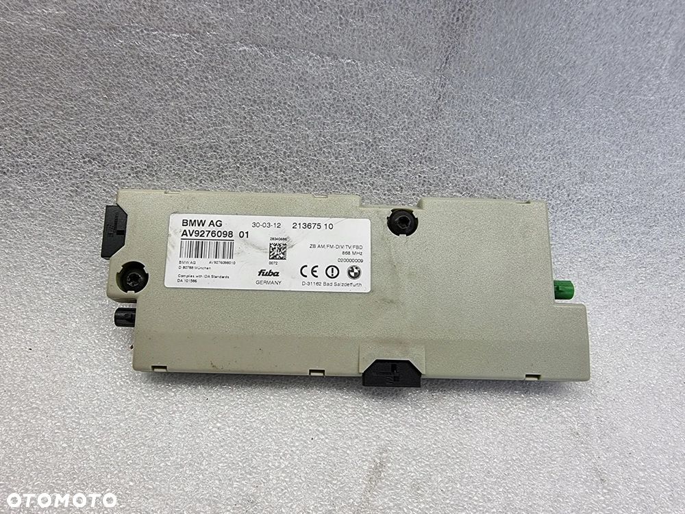 Wzmacniacz antenowy BMW F01 F02 F10 9276098 - 4