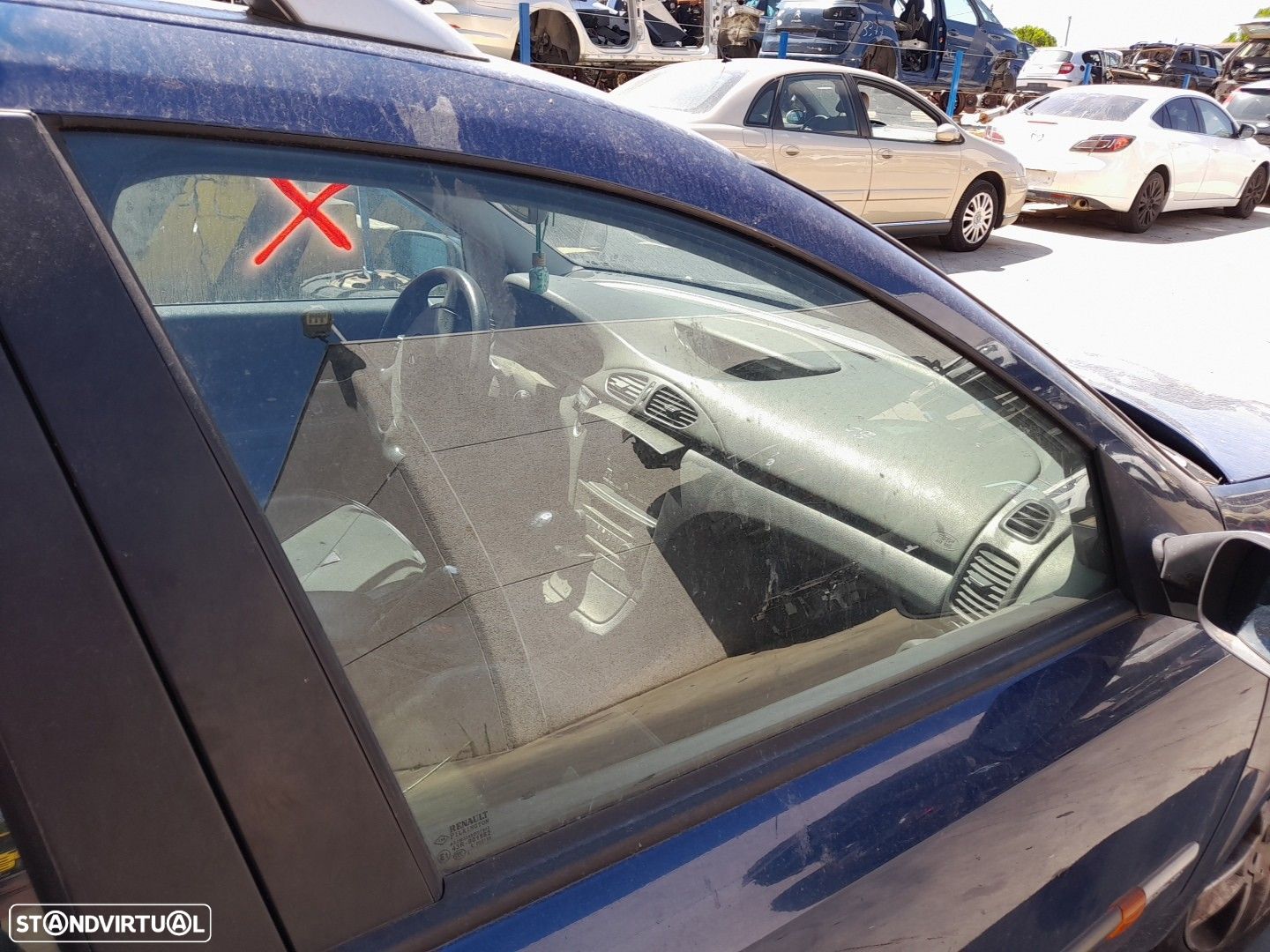 Vidro porta frente direita RENAULT Laguna II Break (KG0/1_) - 1