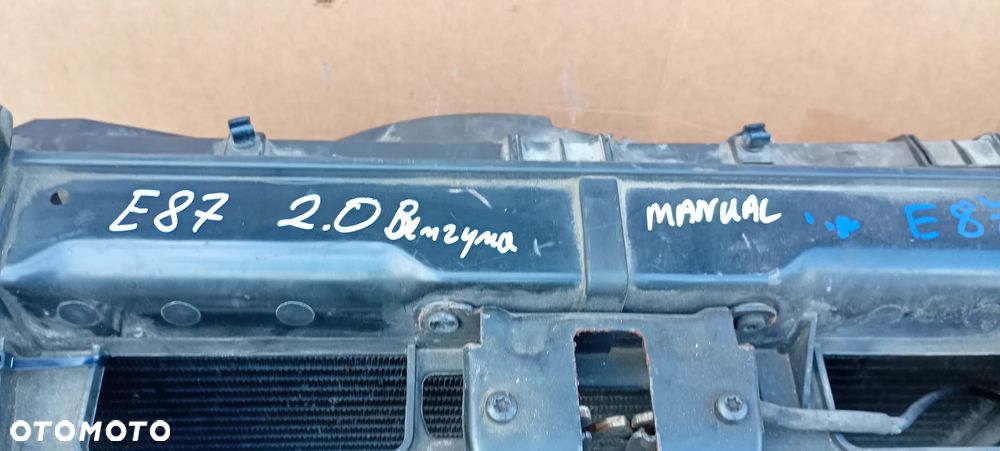 Pas przedni chłodnice wentylator wzmocnienie BMW I E81 E87 Lift 2.0i 7563259 7561711 - 13