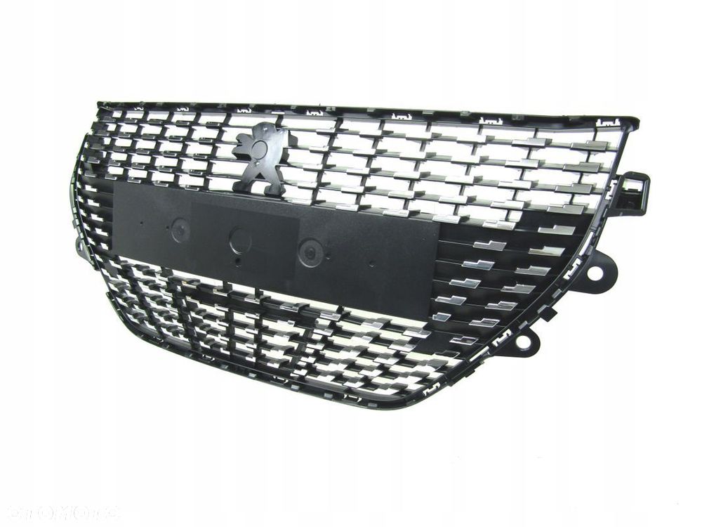 Peugeot 208 19 - Atrapa chłodnicy / Grill wypustki chrom + zaśl. radaru - 1