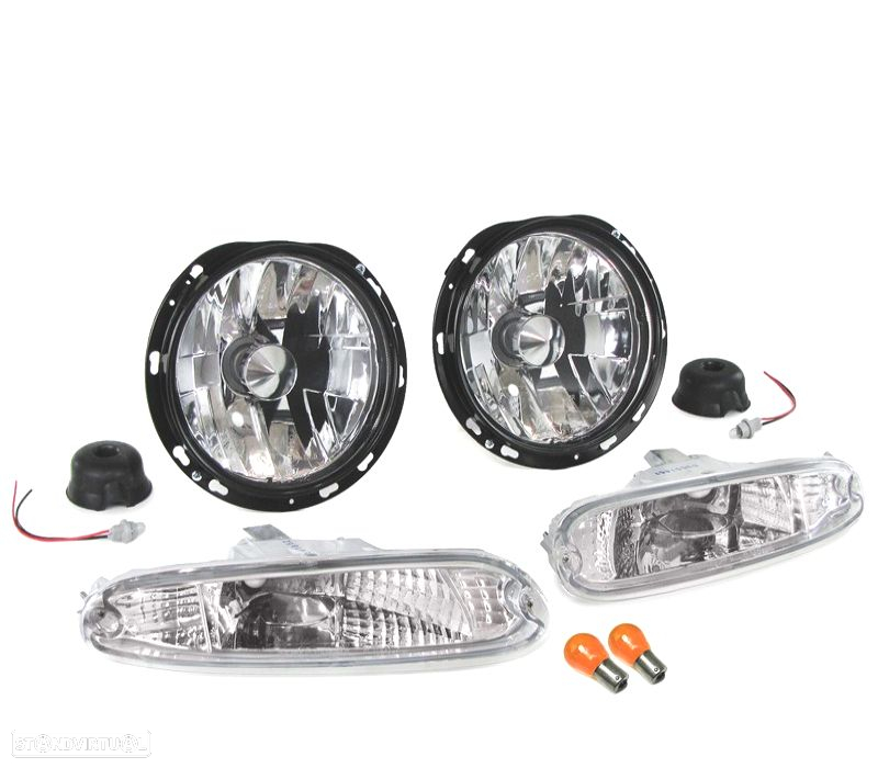KIT FAROIS E PISCAS CRISTAL MX5 90-98 - 5