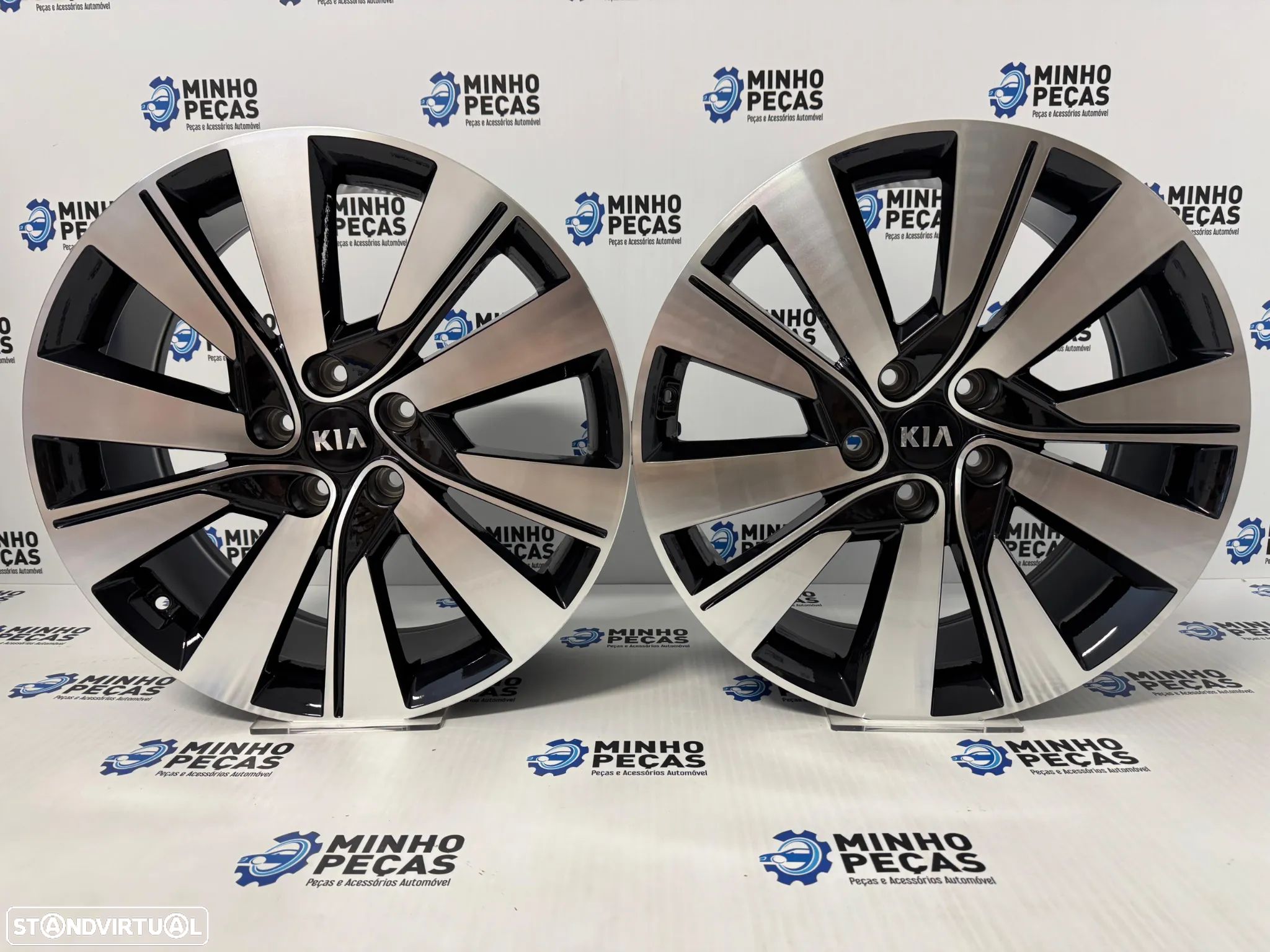 Jantes Kia Sportage em 19 (5X114.3) Preto Polido - 1