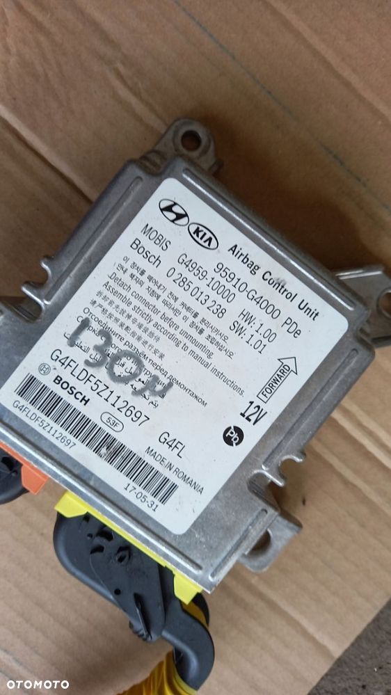 HYUNDAI i30N i30 N KONSOLA DESKA ROZDZIELCZA PULPIT PODUSZKA AIRBAG PASY UK - 4