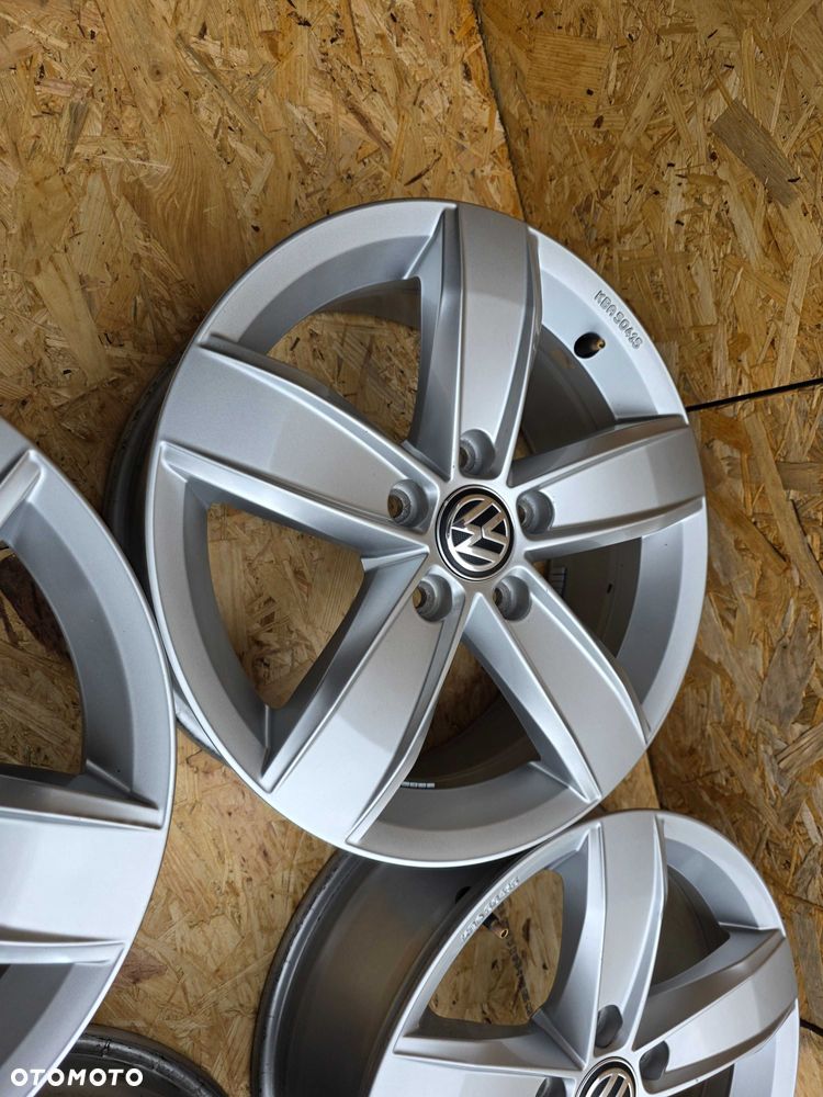 [1389] Felgi aluminiowe 16 cali VW ORYGINALNE et43 5x112 6Jx16H2 T-Roc Golf Caddy - 9