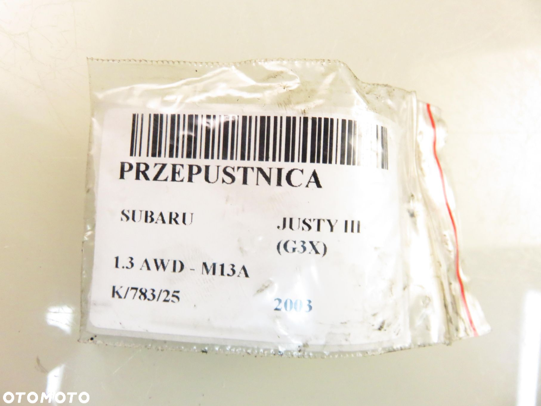 PRZEPUSTNICA SUBARU JUSTY G3X 1.3 352686G0 - 2