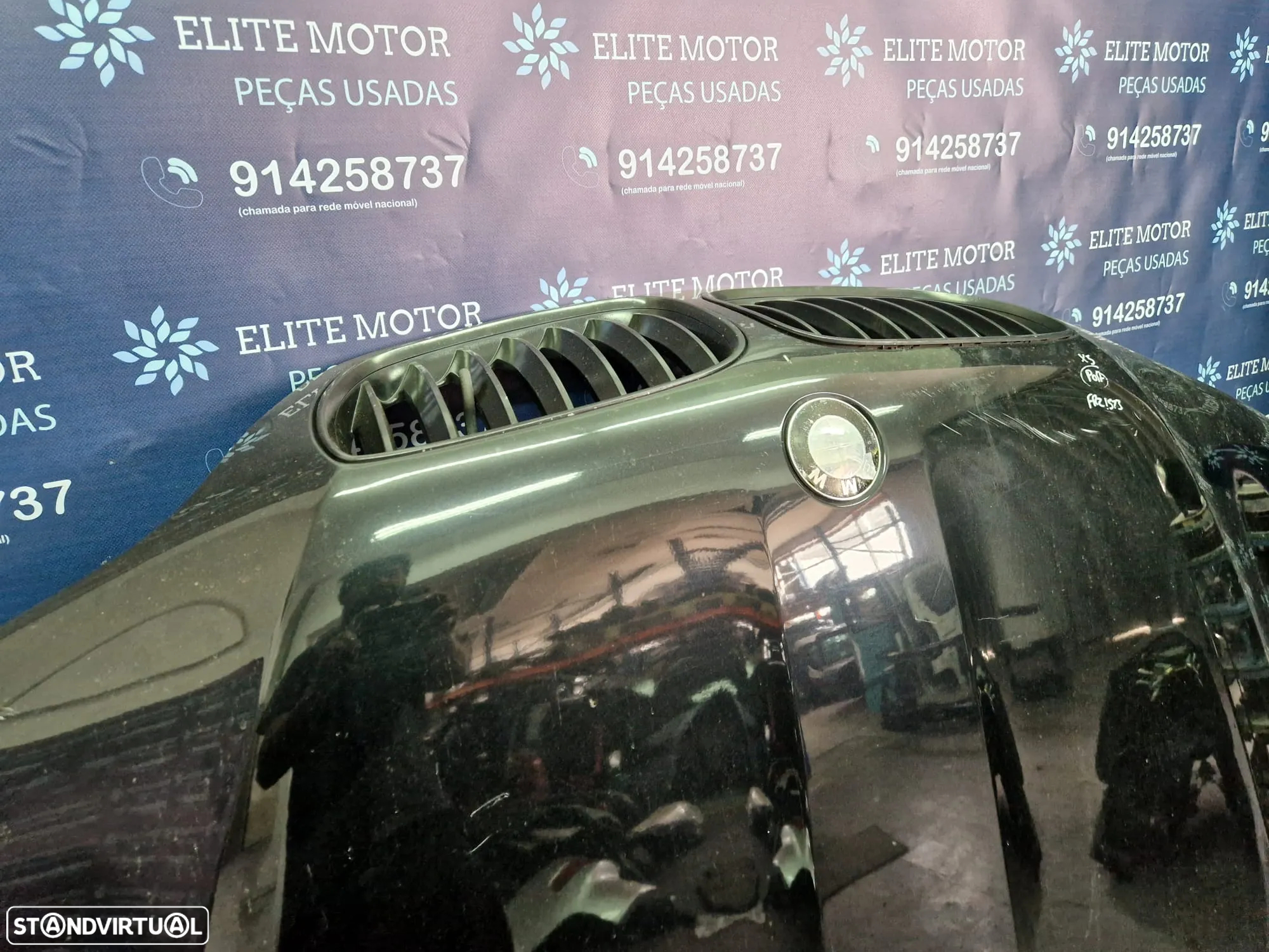 Frente completa usada BMW X5 E53 FACELIFT 3.0D capot parachoques oticas xenon guardalamas - 13
