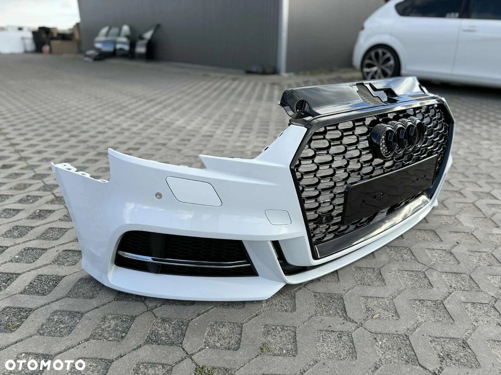 Audi A3 8V 8V3 8V4 Lift Zderzak Przód Przedni Kompletny LS9R 4xPDC Radar Spryskiwacze S Line - 8