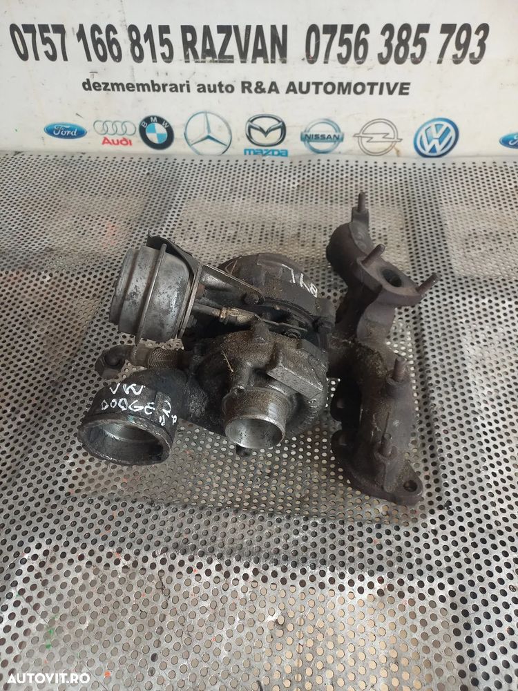 Turbo Turbina Dodge Mitsubishi Vw 2.0nTdi Motor BSY BKD Cod 03GJ - Dezmembrari Arad - 2