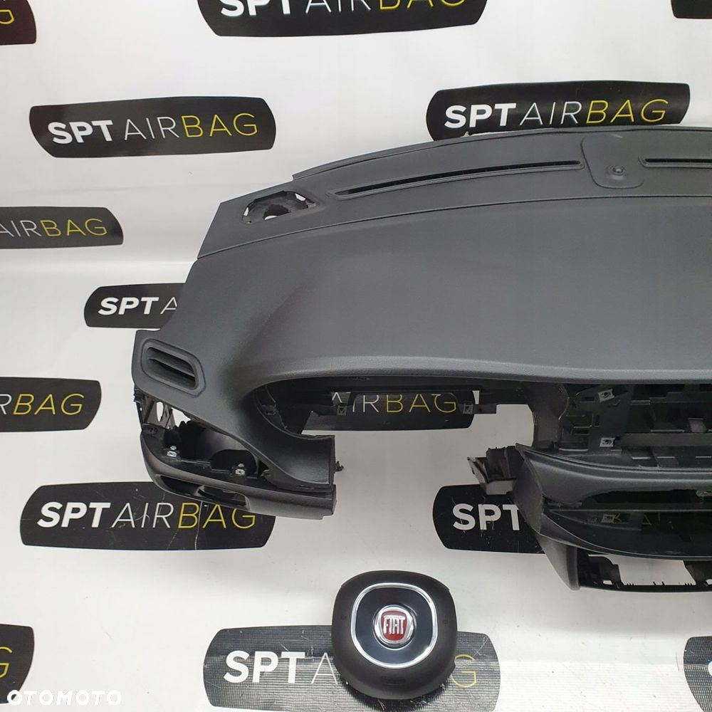 FIAT TIPO DESKA ROZDZIELCZA KONSOLA KOKPIT PULPIT PODUSZKI AIRBAG AIR BAG PASY KIT SET - 2