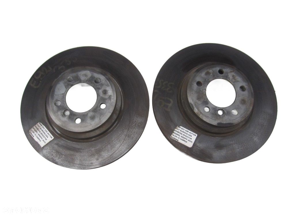 BMW E90 330i 335i TARCZE HAMULCOWE PRZEDNIE PRZÓD 348X30 34116770729 ORYG - 1
