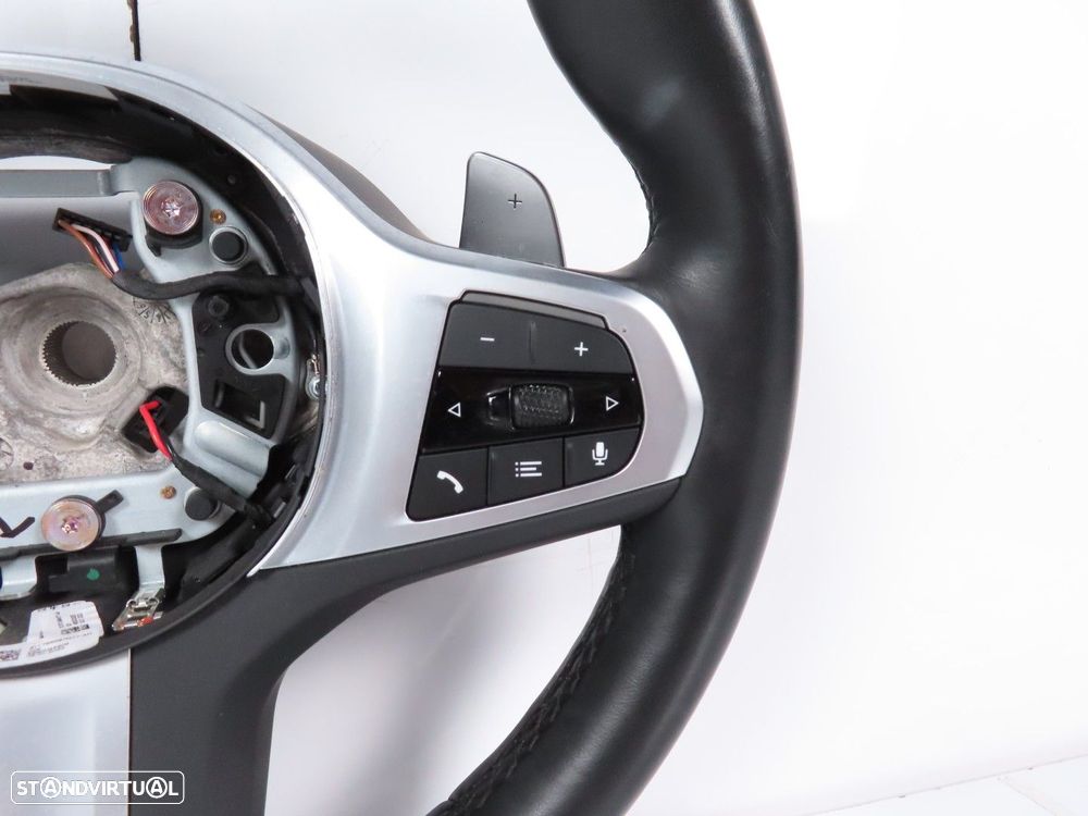 Volante em Pele Pack M com Patilhas e Multifunções Usado / Original BMW 7 (G11,... - 5