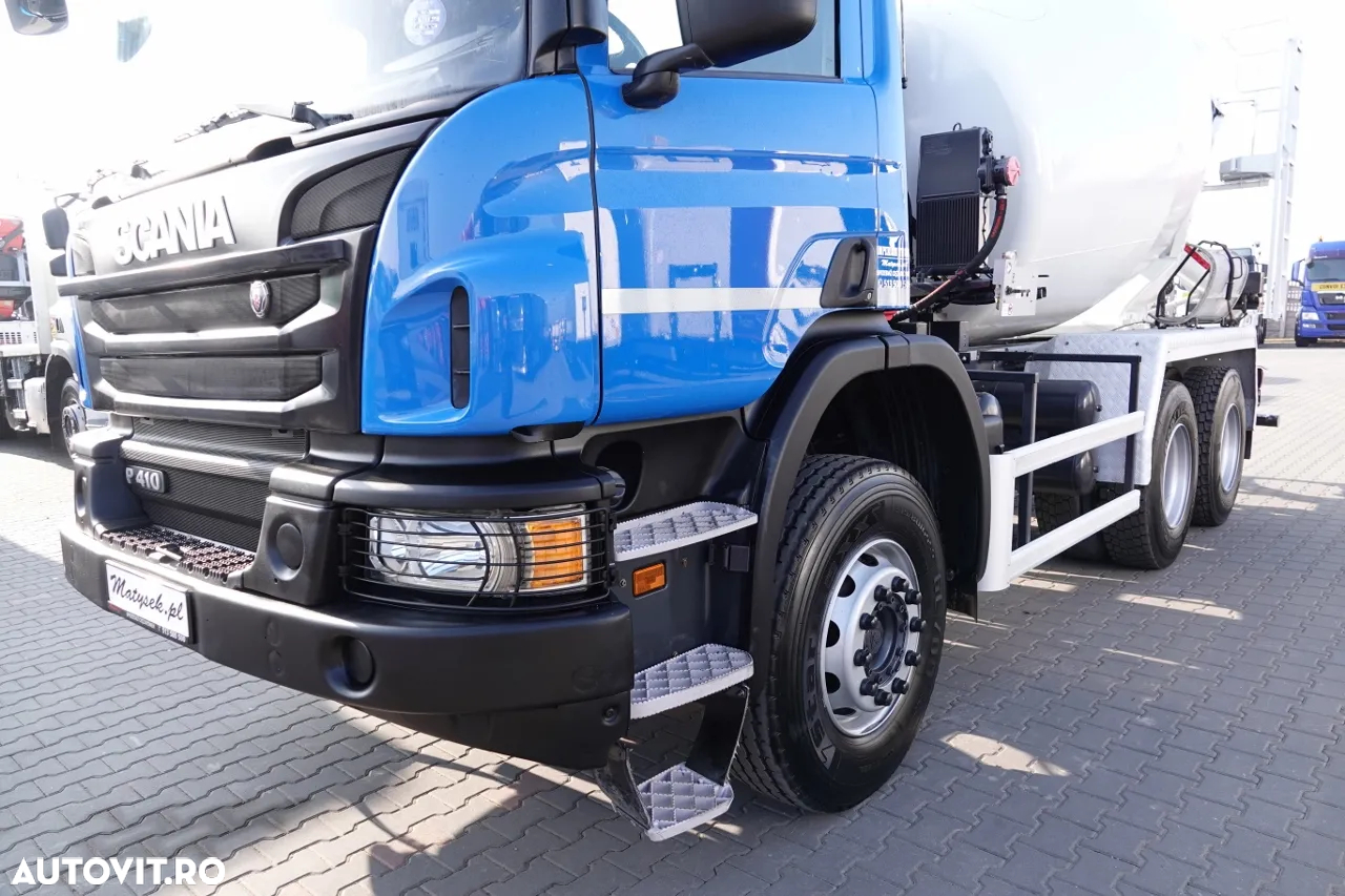 Scania P 410 / 6x4 / BETONATOR / PEAR SCHWING STETTER / 7 mc / EURO 6 - 7