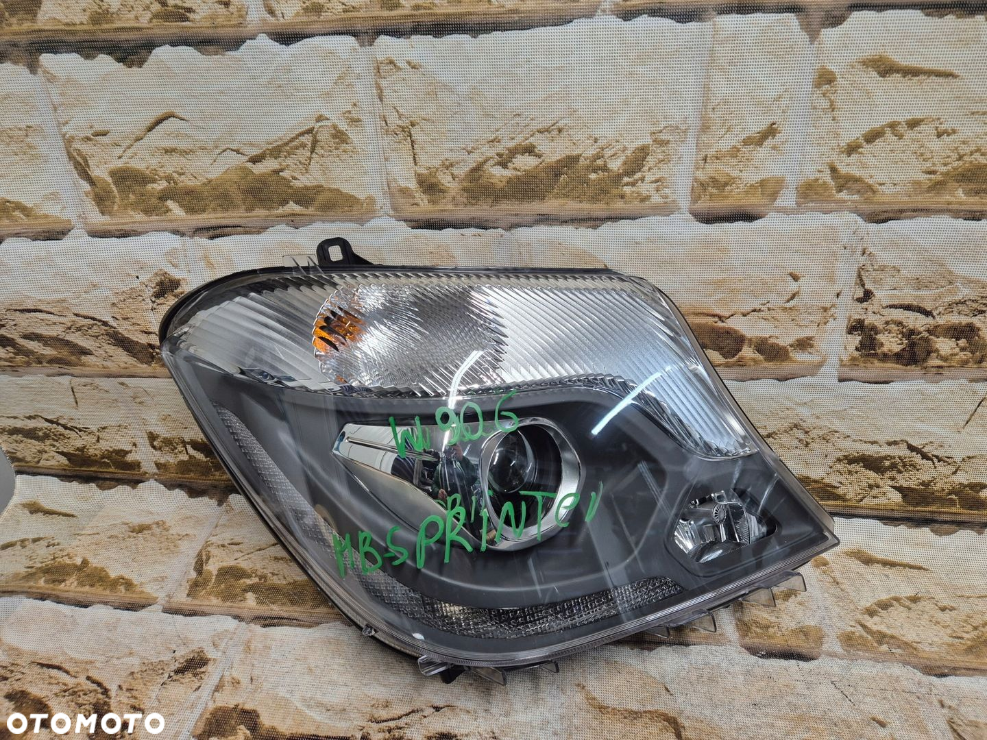mercedes sprinter w906 lift xenon led lampa europa kompletna - 11