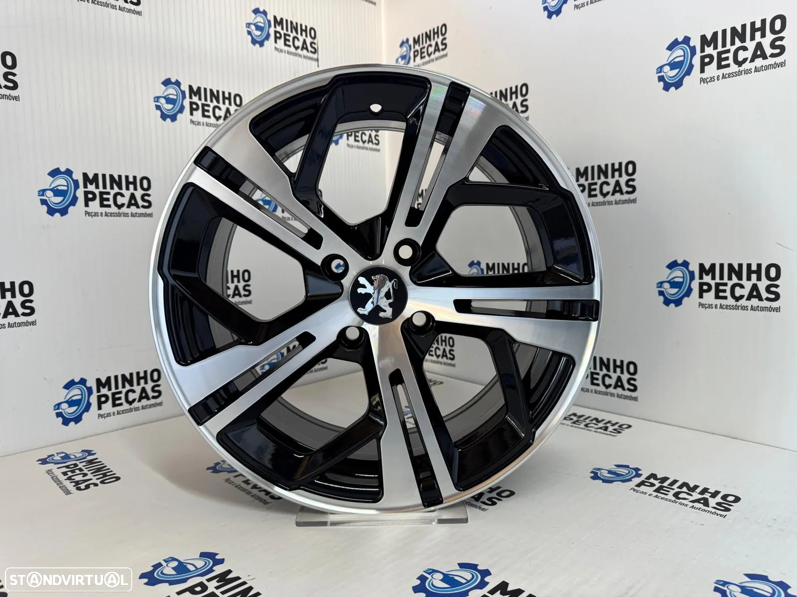 Jantes Look Peugeot 3008 GT em 16 (4x108) Preto e Polido - 8