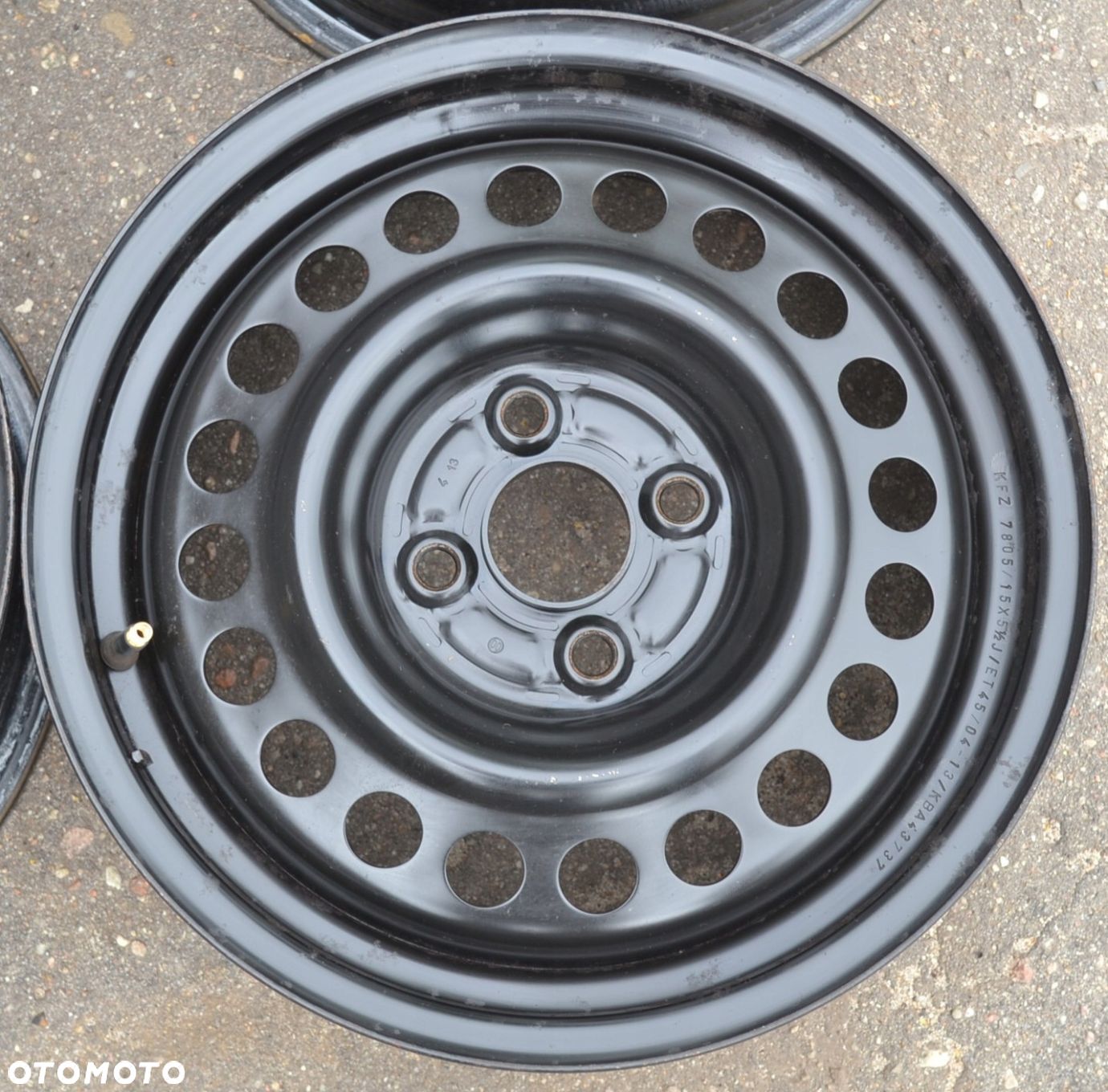 FELGA STALOWA HONDA 4x100 5,5J15 ET 45 x1szt F-369 - 1