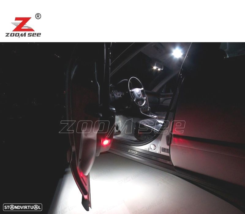 KIT COMPLETO DE 29 LÂMPADAS LED INTERIOR PARA 1997-2002 PARA AUDI A8 S8 D2 - 6