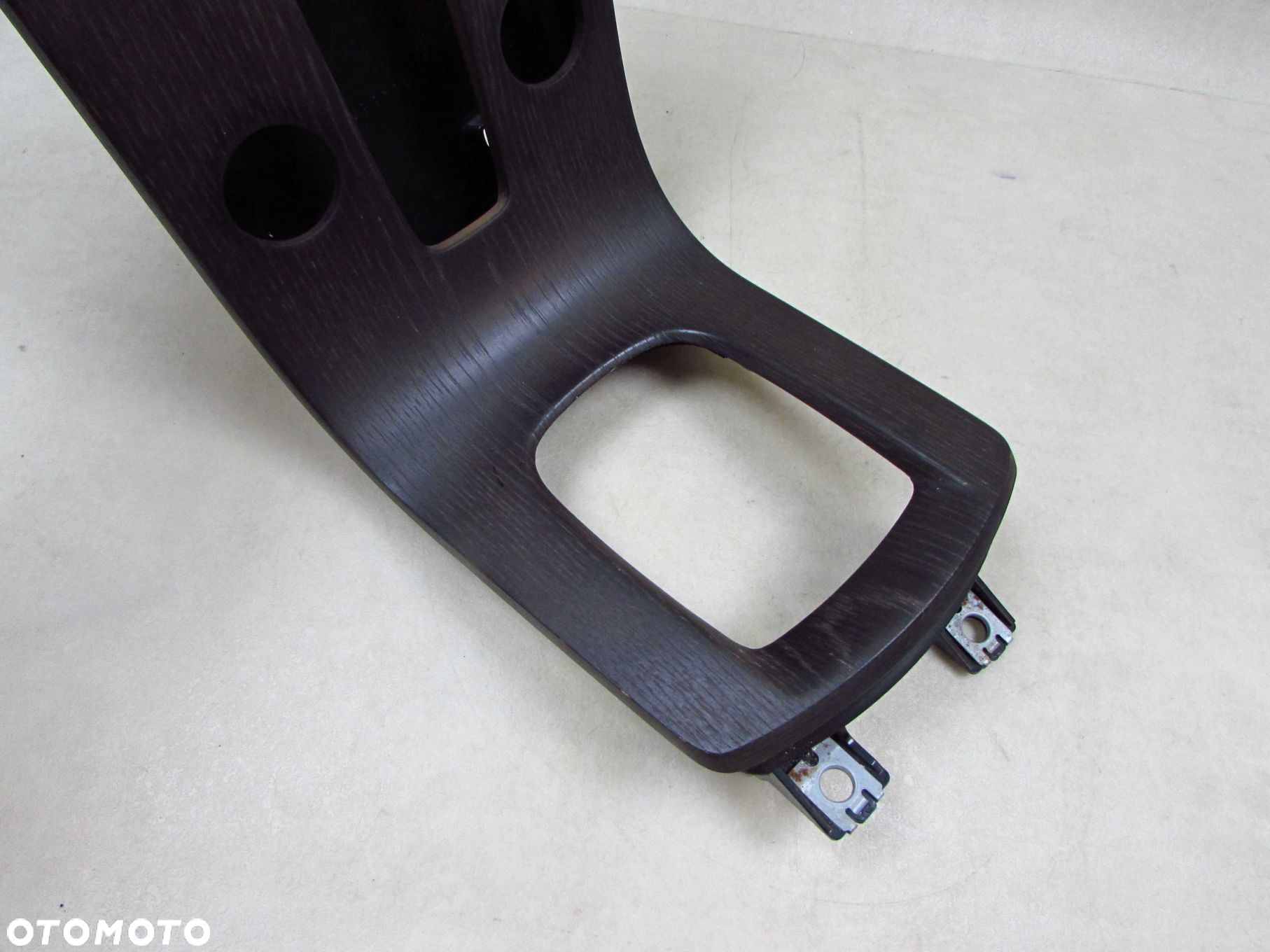 VOLVO C30 S40 V50 C70 II 10-13 RAMKA KONSOLI RADIA KONSOLA SRODKOWA WODOSPAD DREWNO MATOWE 31307009 - 7