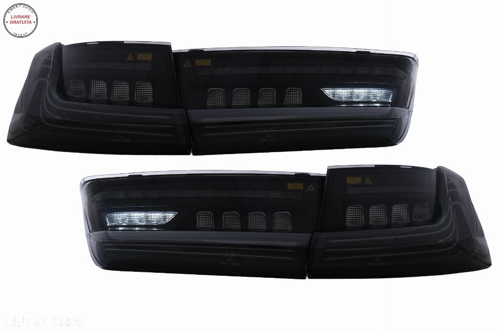 Stopuri LED BMW Seria 3 G20 Sedan (2018-2022) Aspect Laser Negru- livrare gratuita - 13