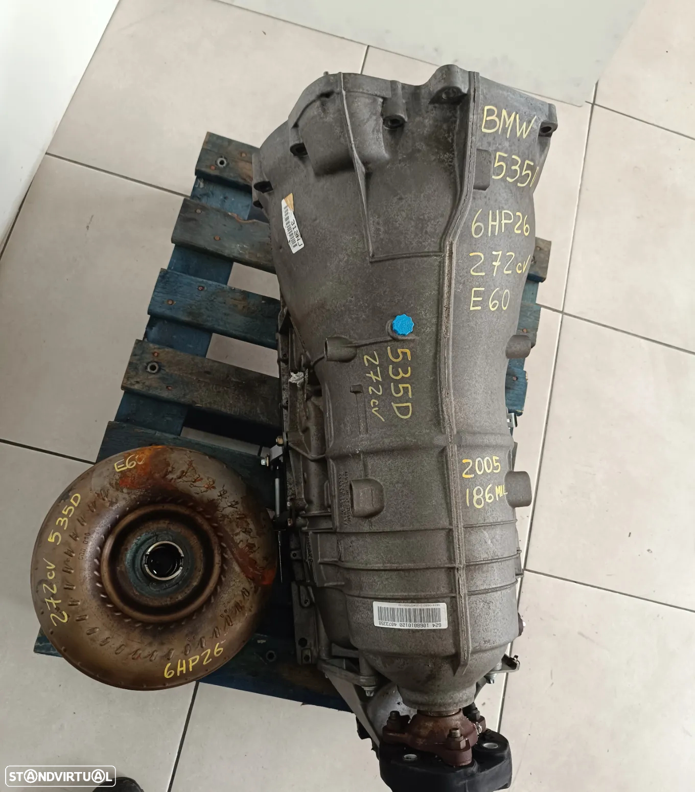 caixa automatica Bmw 535D 6HP26 E60 M57 biturbo 272cv ZF 6HP26 312NJ - 3