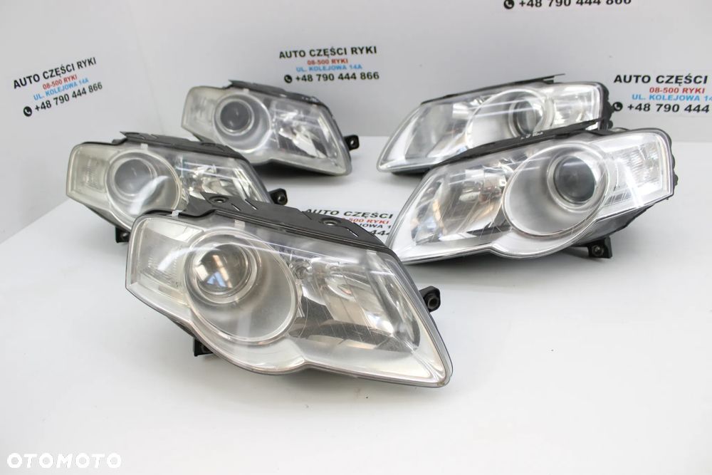VW Passat B6 Lampa Przód Lewa Prawa EU - 3