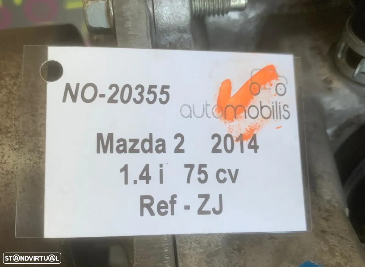 Motor MAZDA 2 (DE_, DH_) 1.4 i 75cv de 2014 Ref - ZJ  NO-20355 - 7