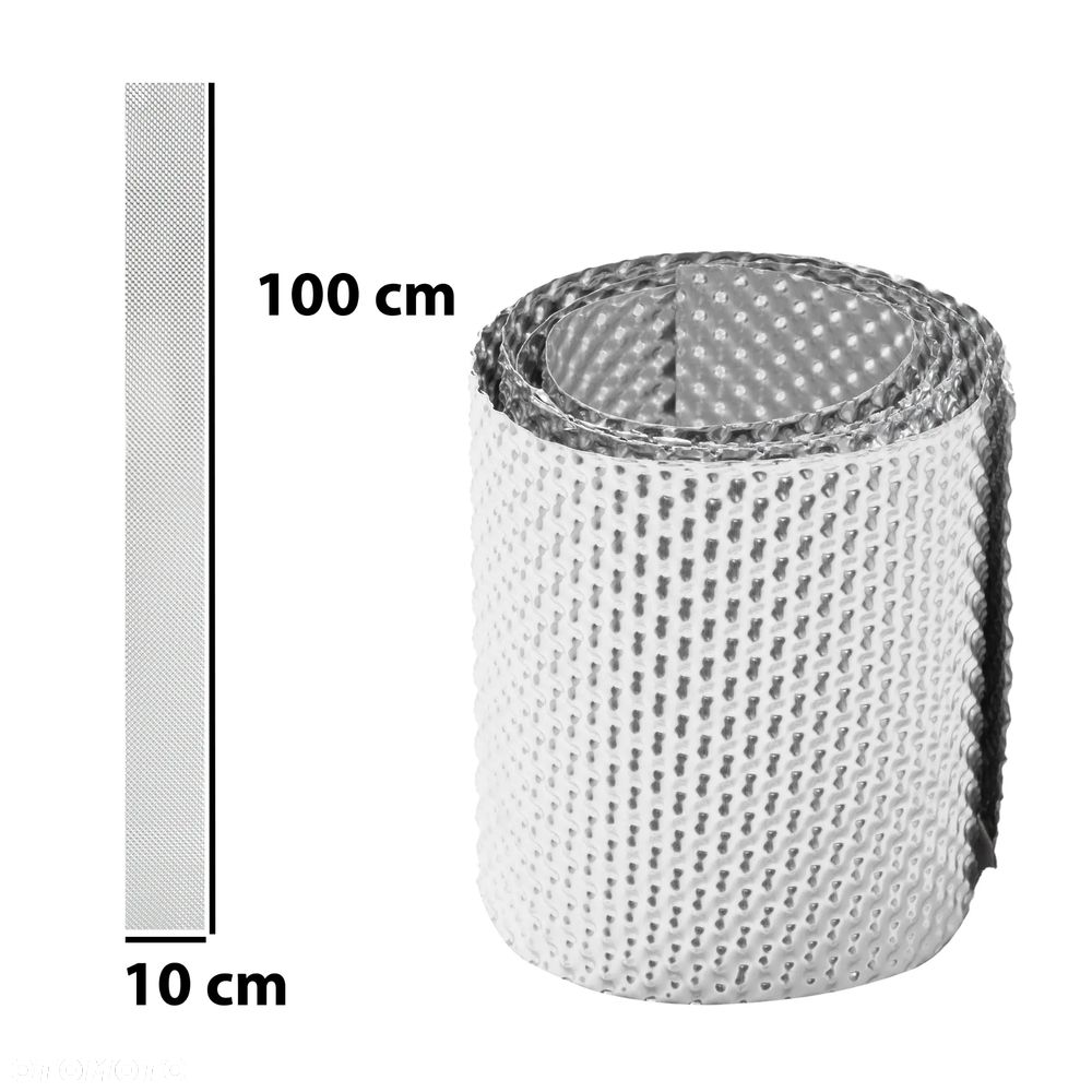 Osłona termiczna aluminiowa Bitmat tłumika wydechu 0,2mm 10x100cm - 7