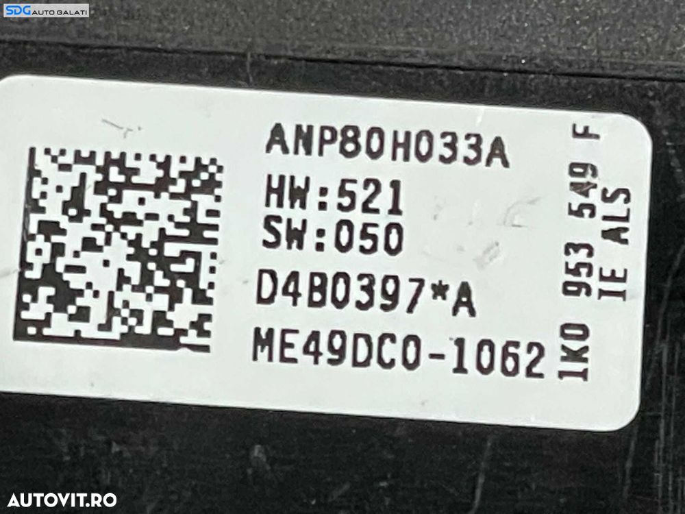 Calculator Modul Coloana Volan Volkswagen Caddy 2003 - 2010 Cod 1K0953549F [LR0126] - 3